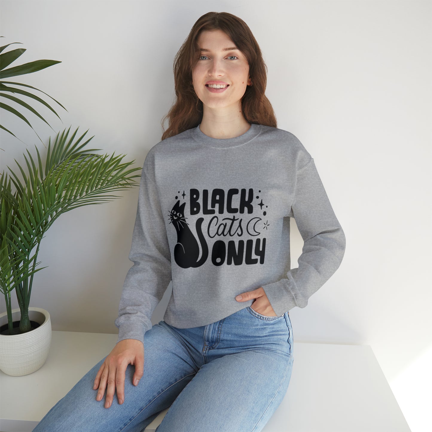 Black Cats Only Sweatshirt