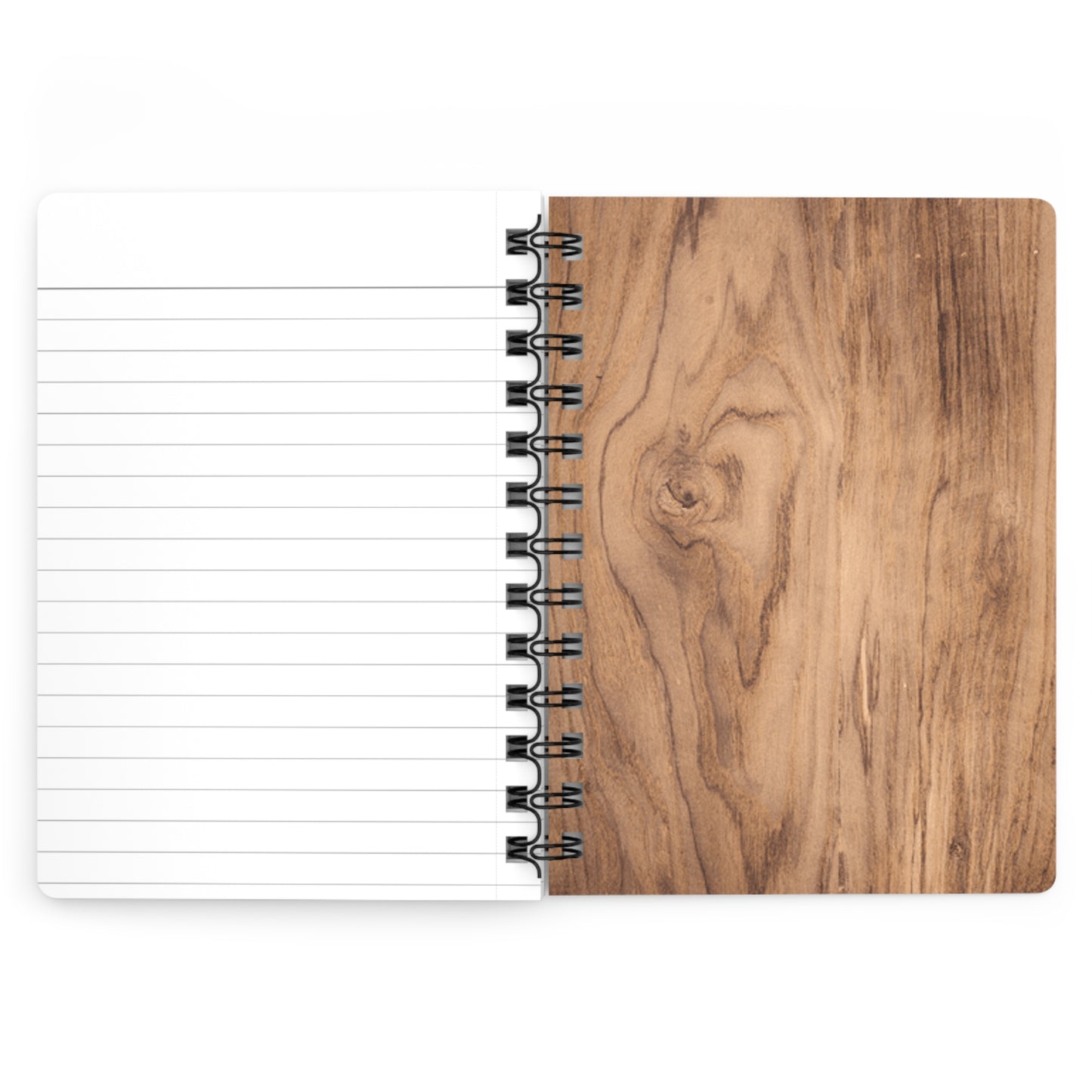 Wooden Board (personalized) Spiral Bound Journal