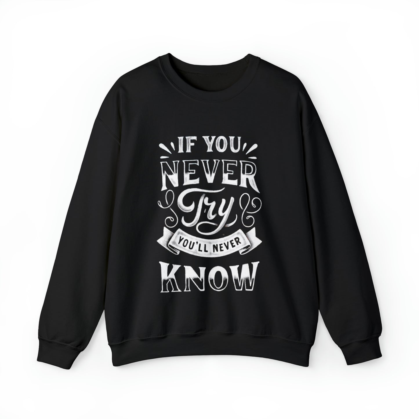 If You Never Try You'll Never Know Sweatshirt