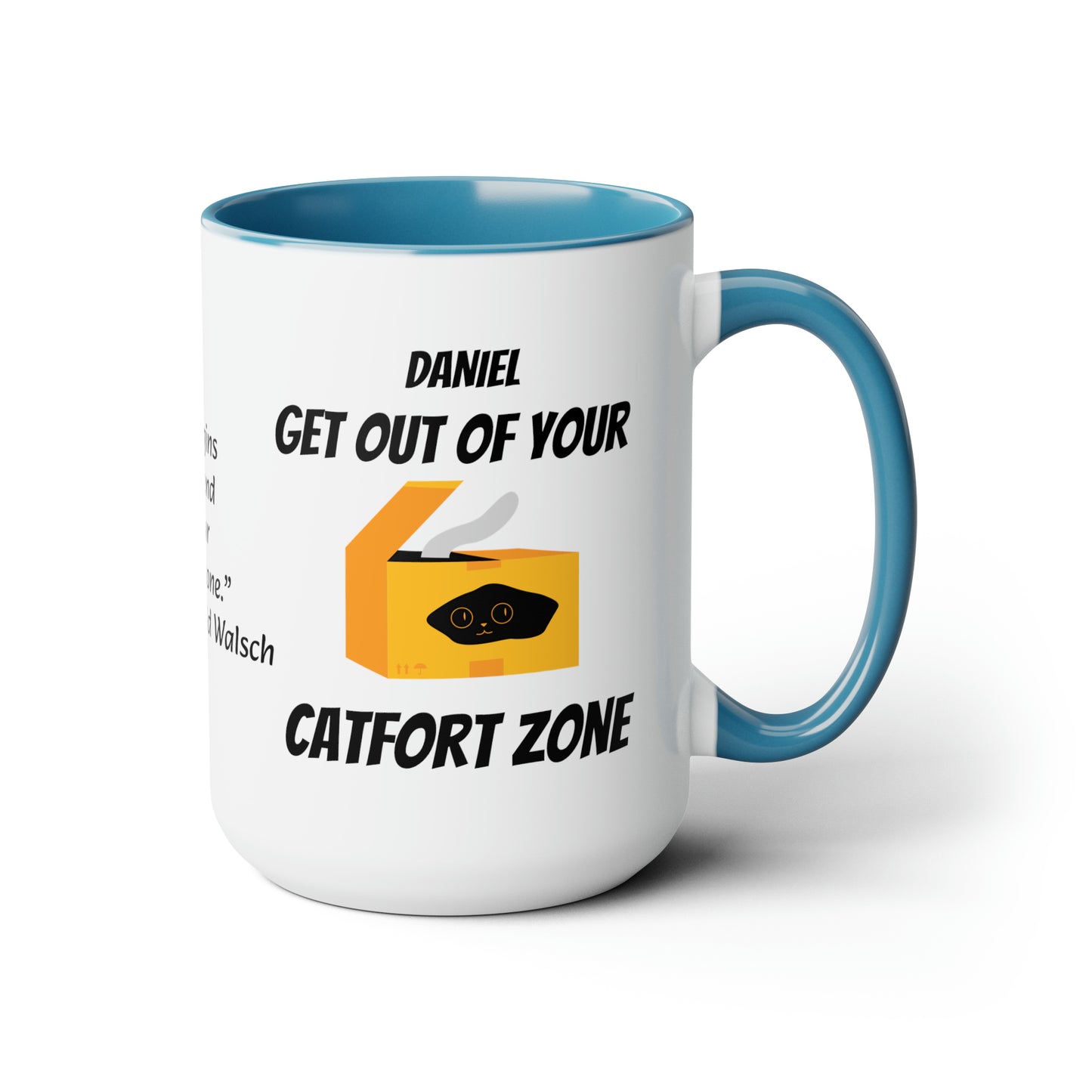 Catfort Zone (personalized) Mug, 15oz