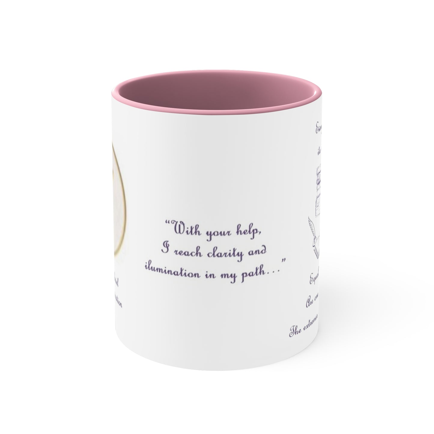 Archangel Gabriel Everything Has Its Opposite Accent Coffee Mug, 11oz