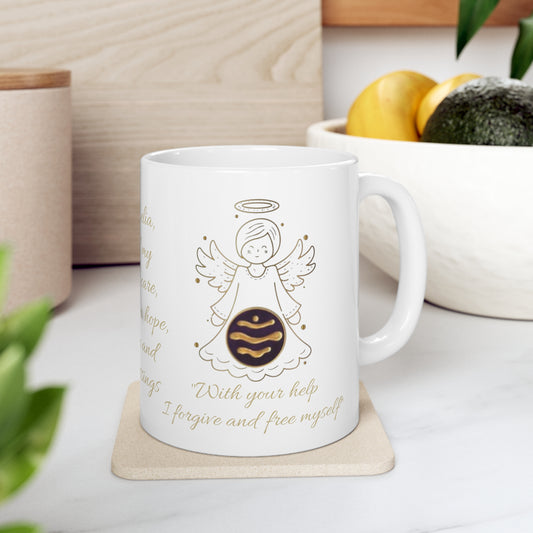 Angels 37 to 49 (personalized) Ceramic Mug 11oz