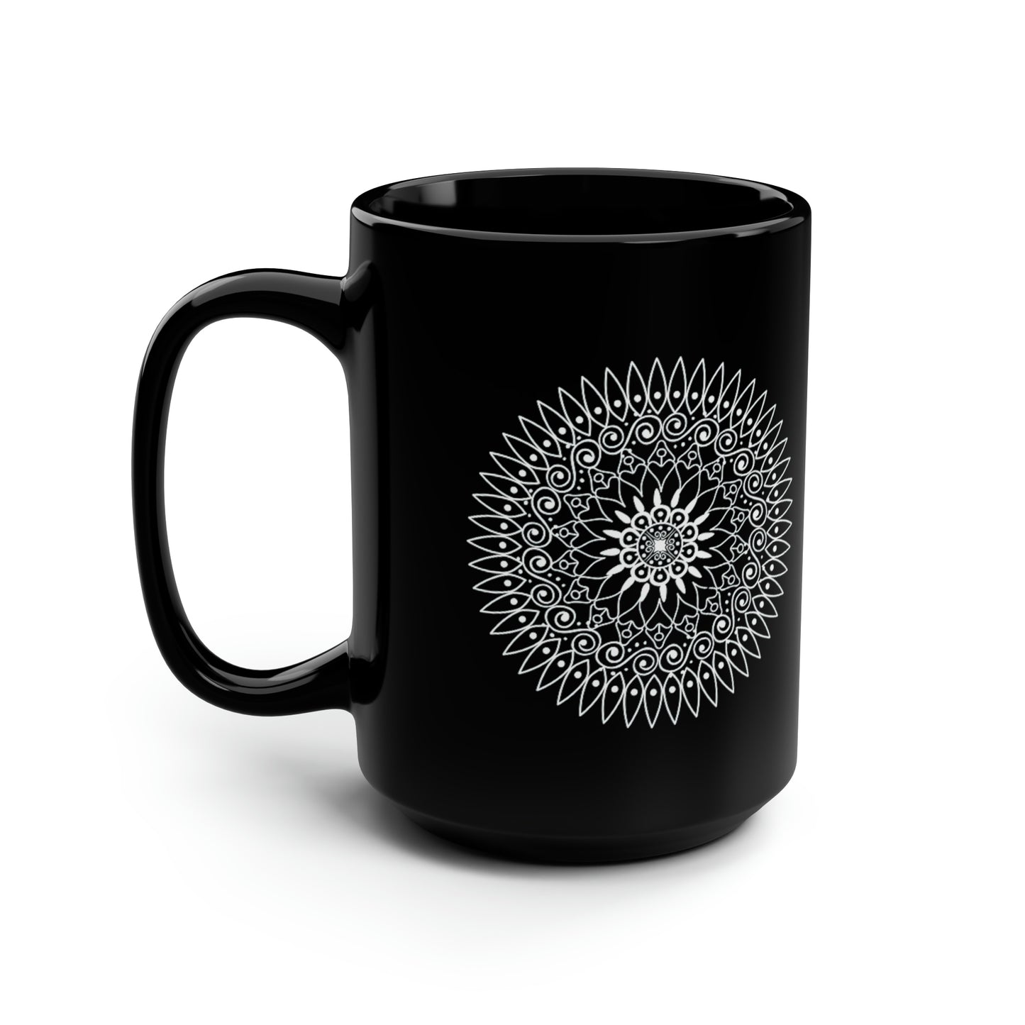 I Am Vastness (personalized) Black Mug, 15oz