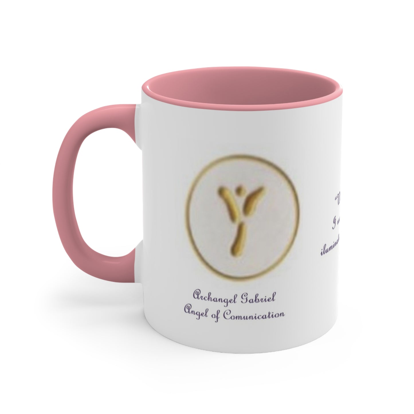 Archangel Gabriel Everything Has Ebb And Flow Accent Coffee Mug, 11oz