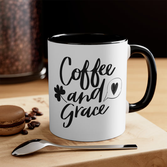 Coffee And Grace, 11oz Mug