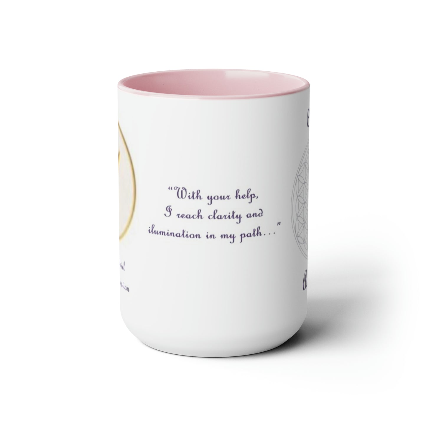 Archangel Gabriel Out As Within Two-Tone Coffee Mugs, 15oz