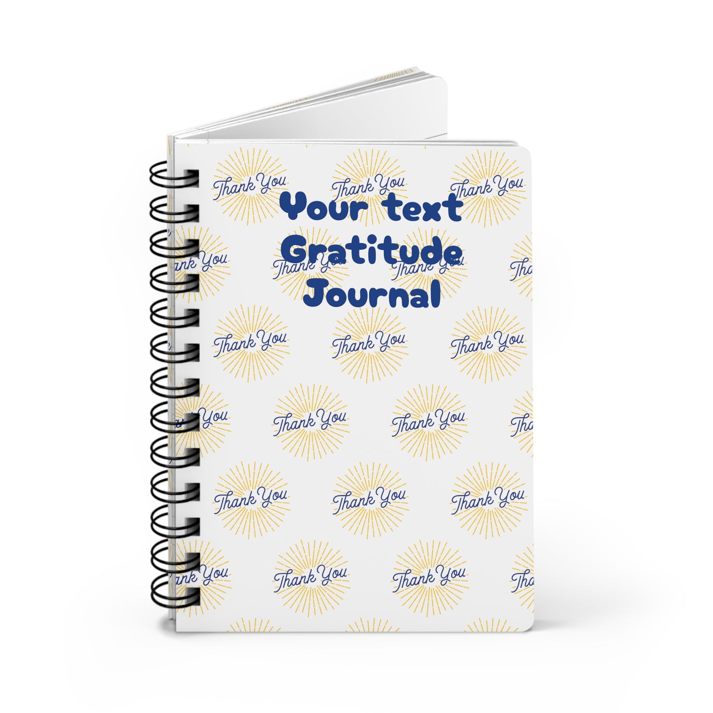 Gratitude 1 (personalized) Spiral Bound Journal