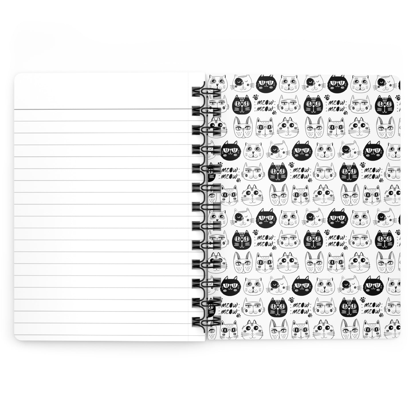 Meow Meow (personalized) Spiral Bound Journal