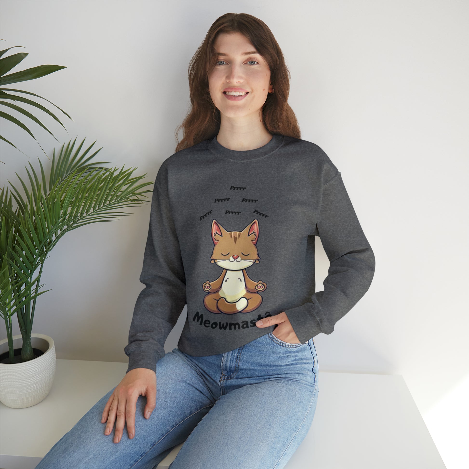 Meowmastê Sweatshirt - Perfect Mirror Store