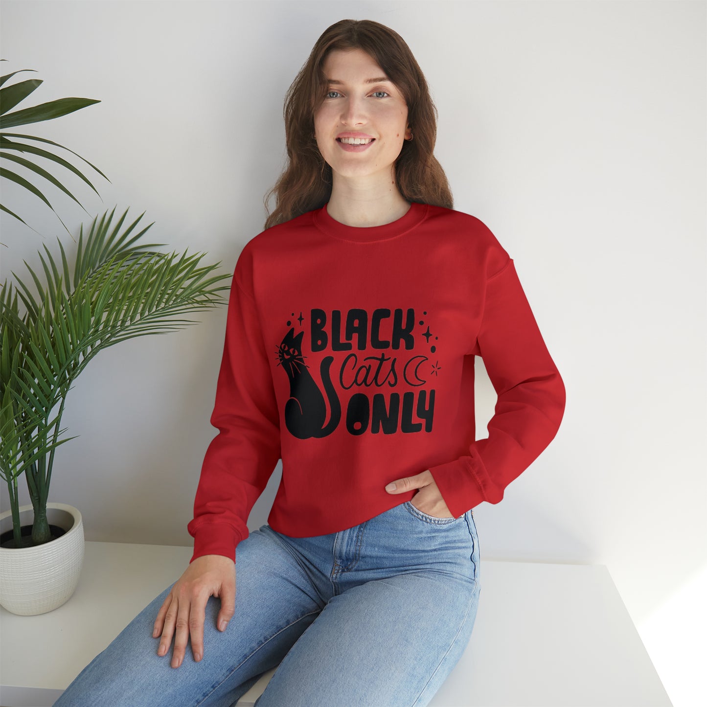 Black Cats Only Sweatshirt