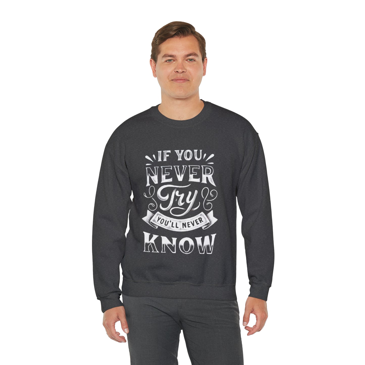 If You Never Try You'll Never Know Sweatshirt