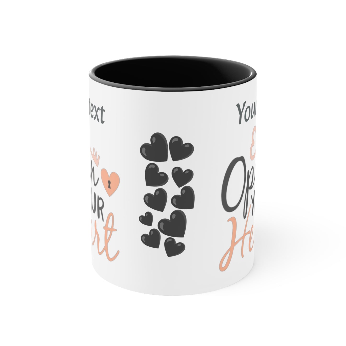 Open Your Heart (personalized), 11oz Mug