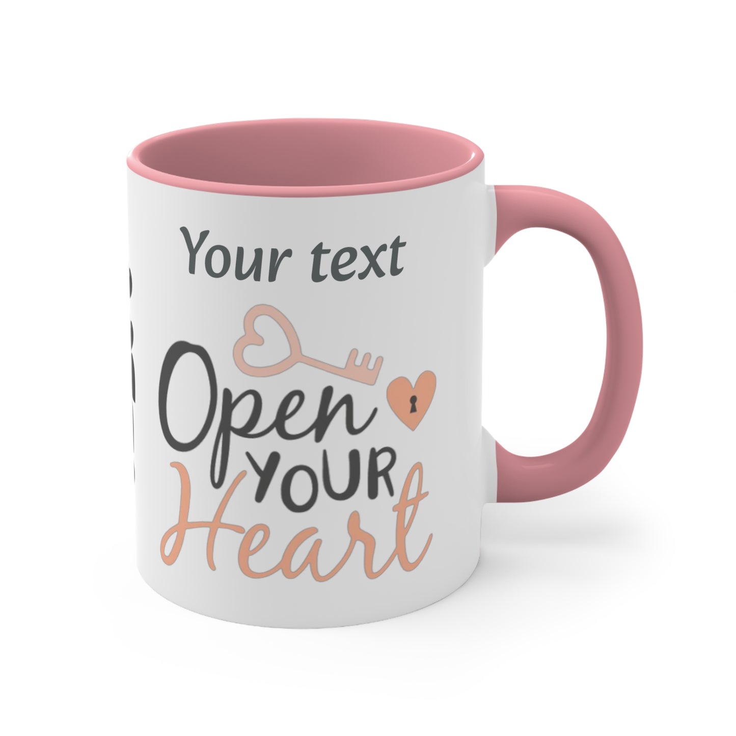 Open Your Heart (personalized), 11oz Mug