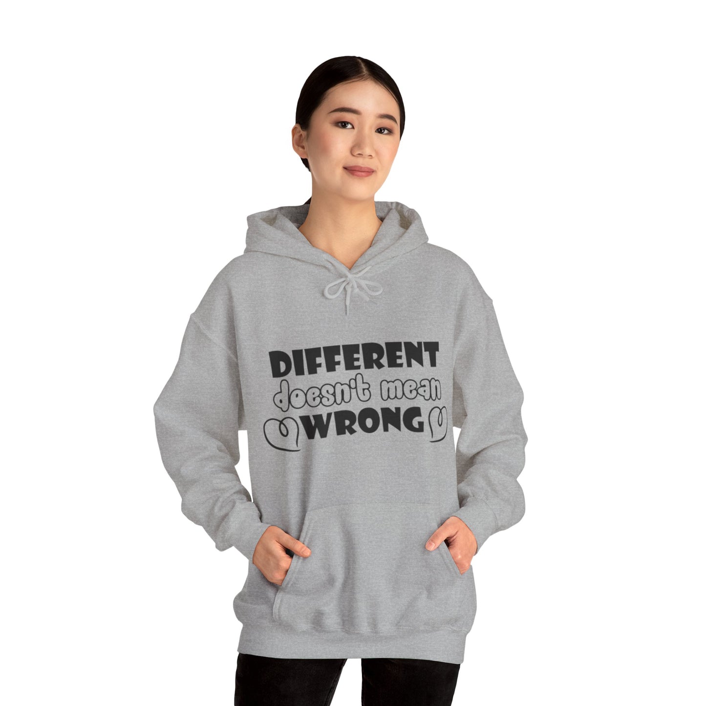 Different Doesn't Mean Wrong Hoodie