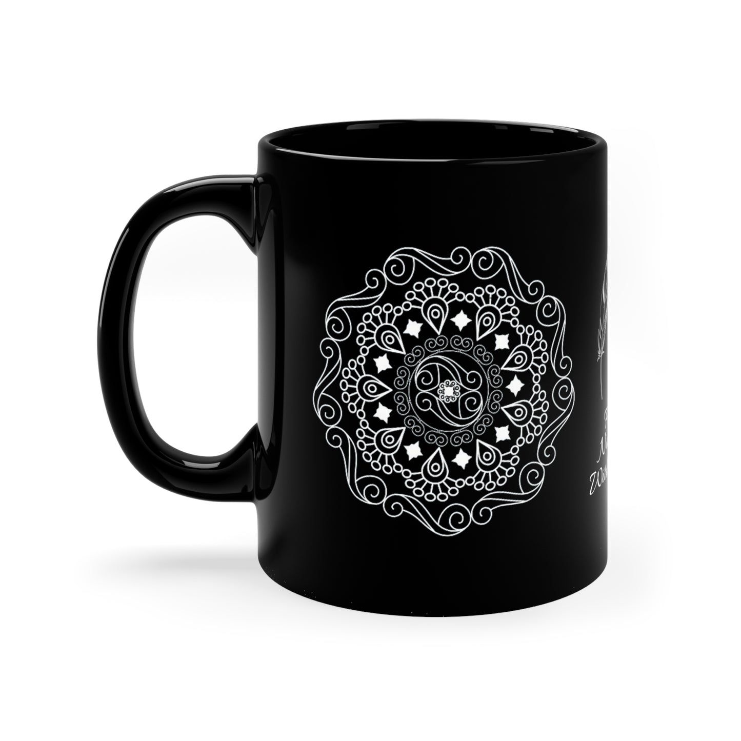 Love That Encompasses All (personalized) 11oz Black Mug