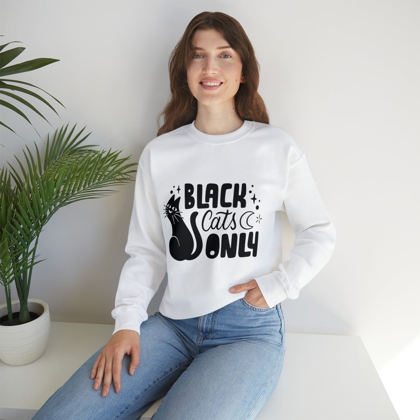 Black Cats Only Sweatshirt