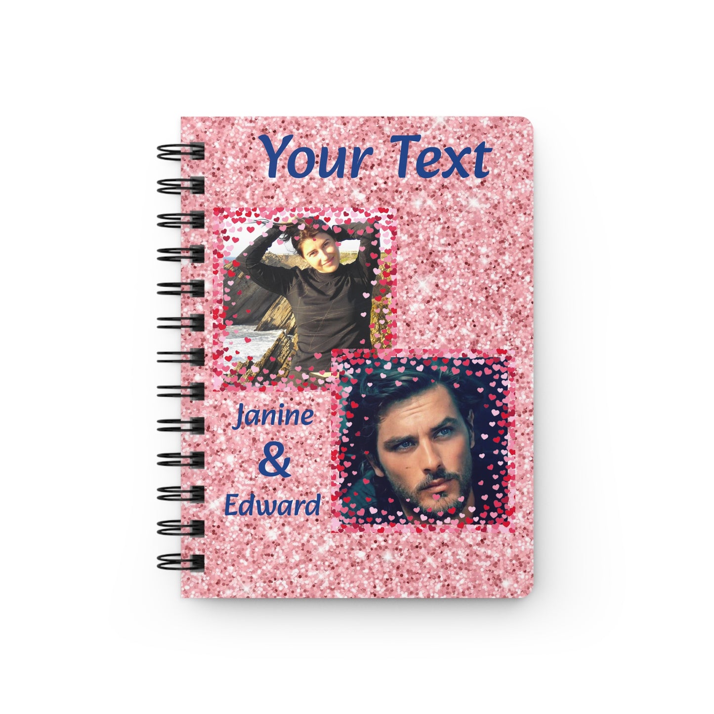 You And Me (personalized) Spiral Bound Journal