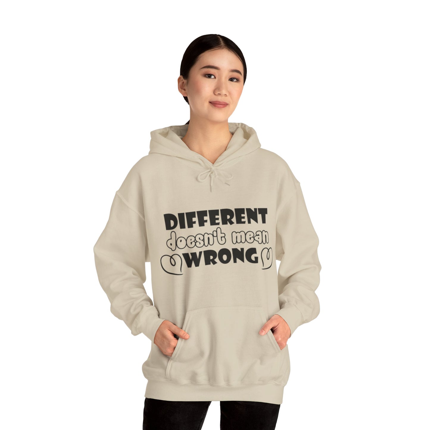 Different Doesn't Mean Wrong Hoodie