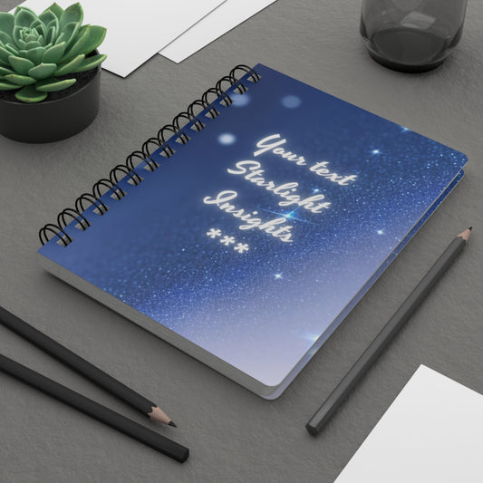 Starlight Insights (personalized) Spiral Bound Journal