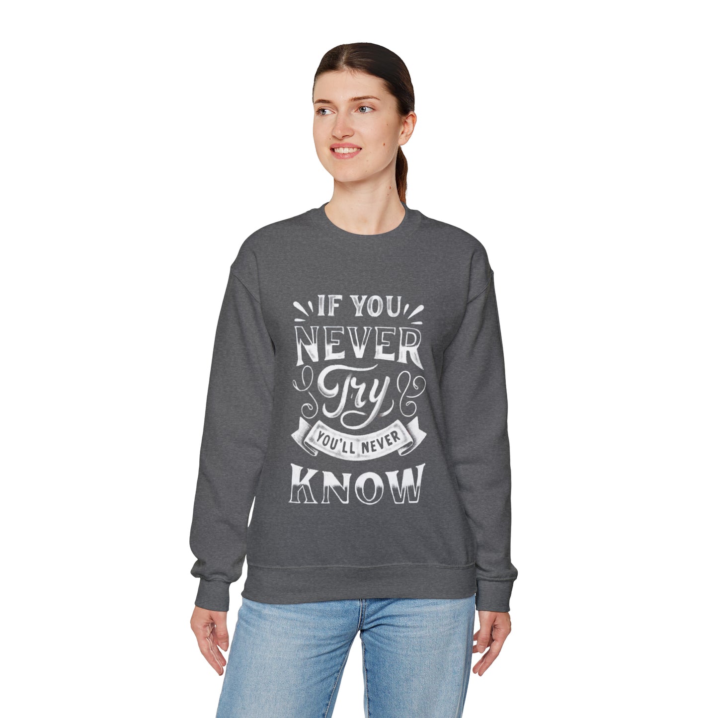 If You Never Try You'll Never Know Sweatshirt