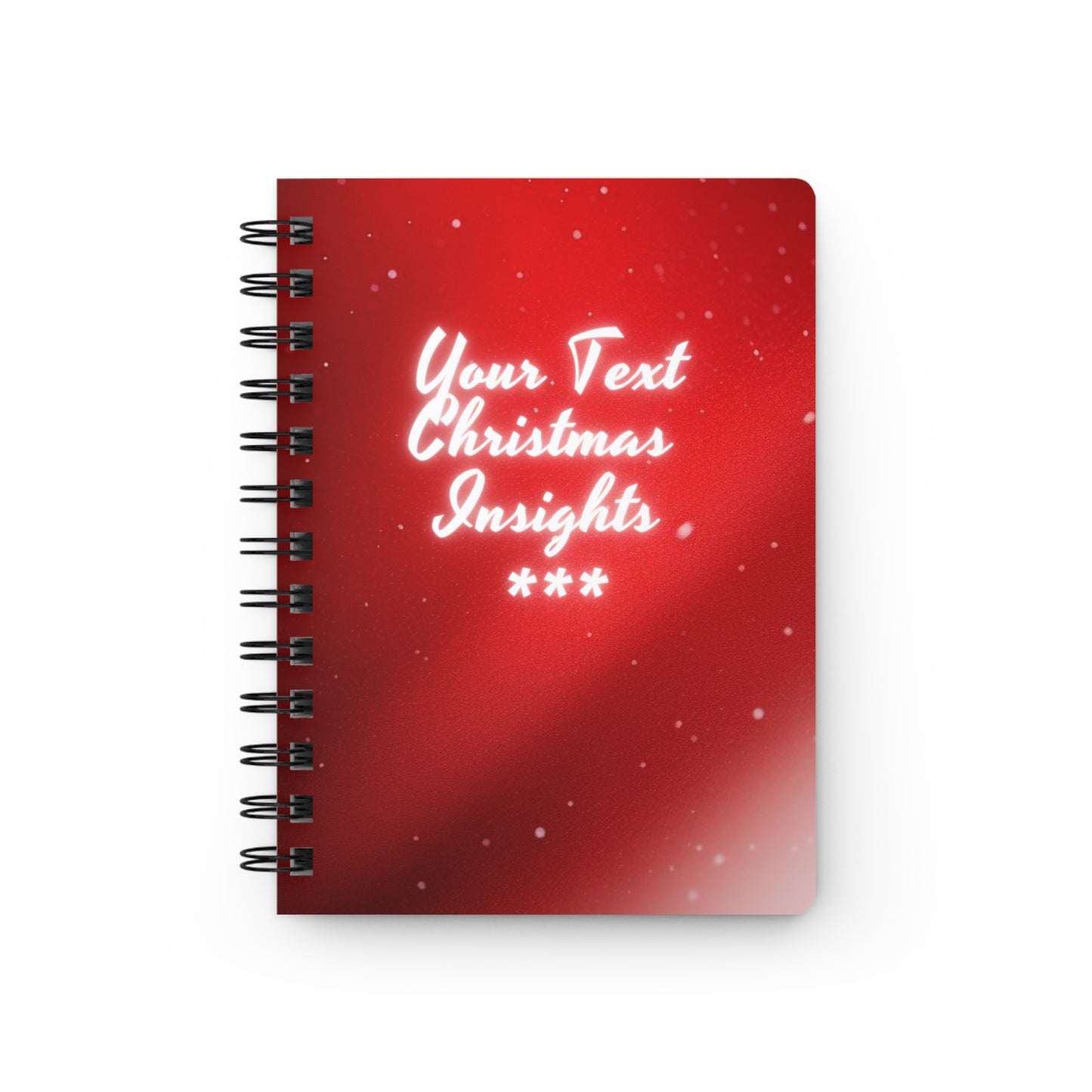 Christmas Insights (personalized) Spiral Bound Journal