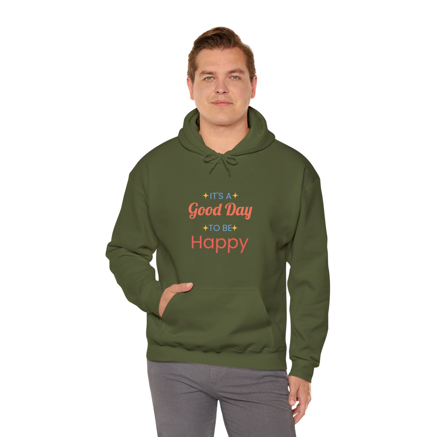 It's A Good Day To Be Happy Hoodie - Perfect Mirror Store