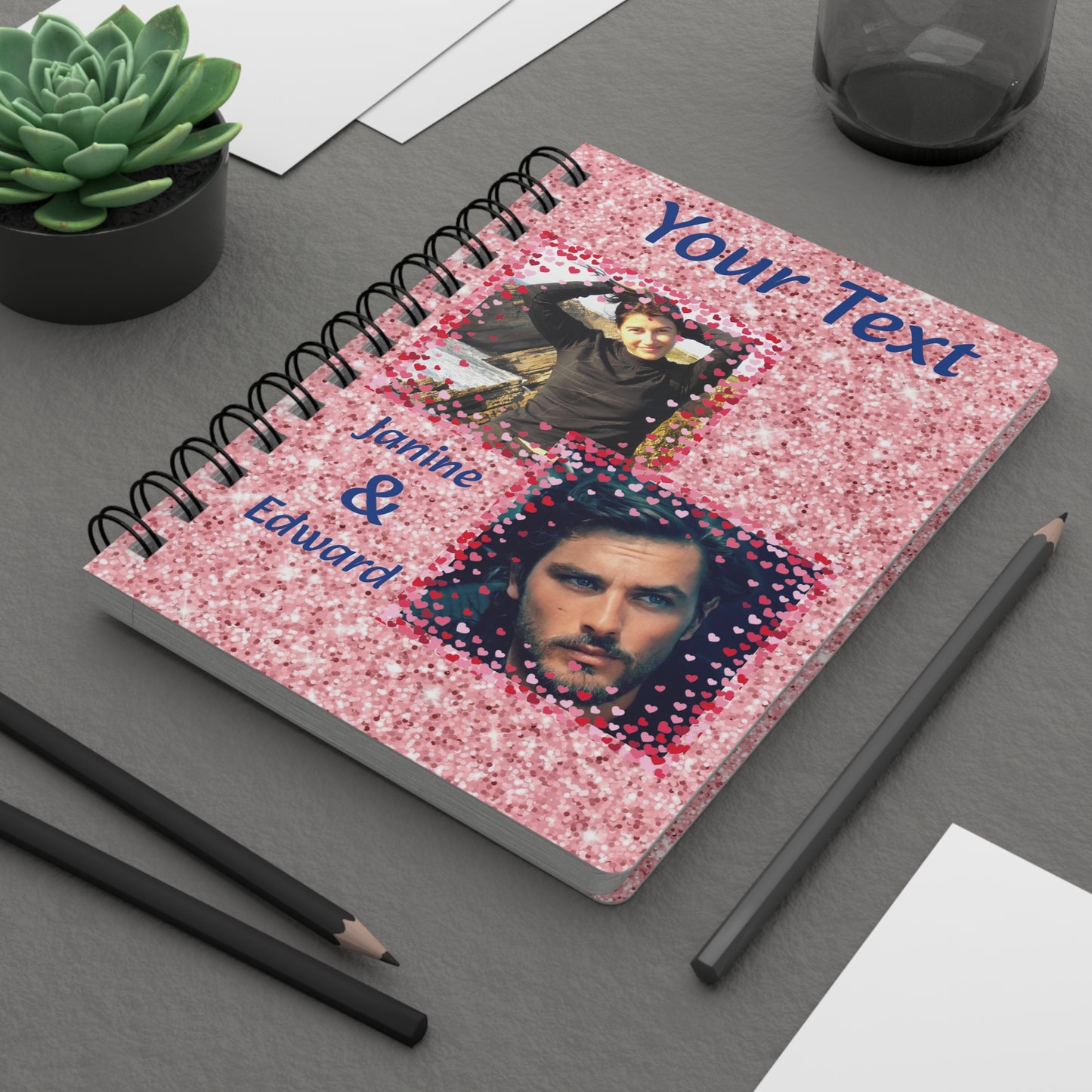 You And Me (personalized) Spiral Bound Journal