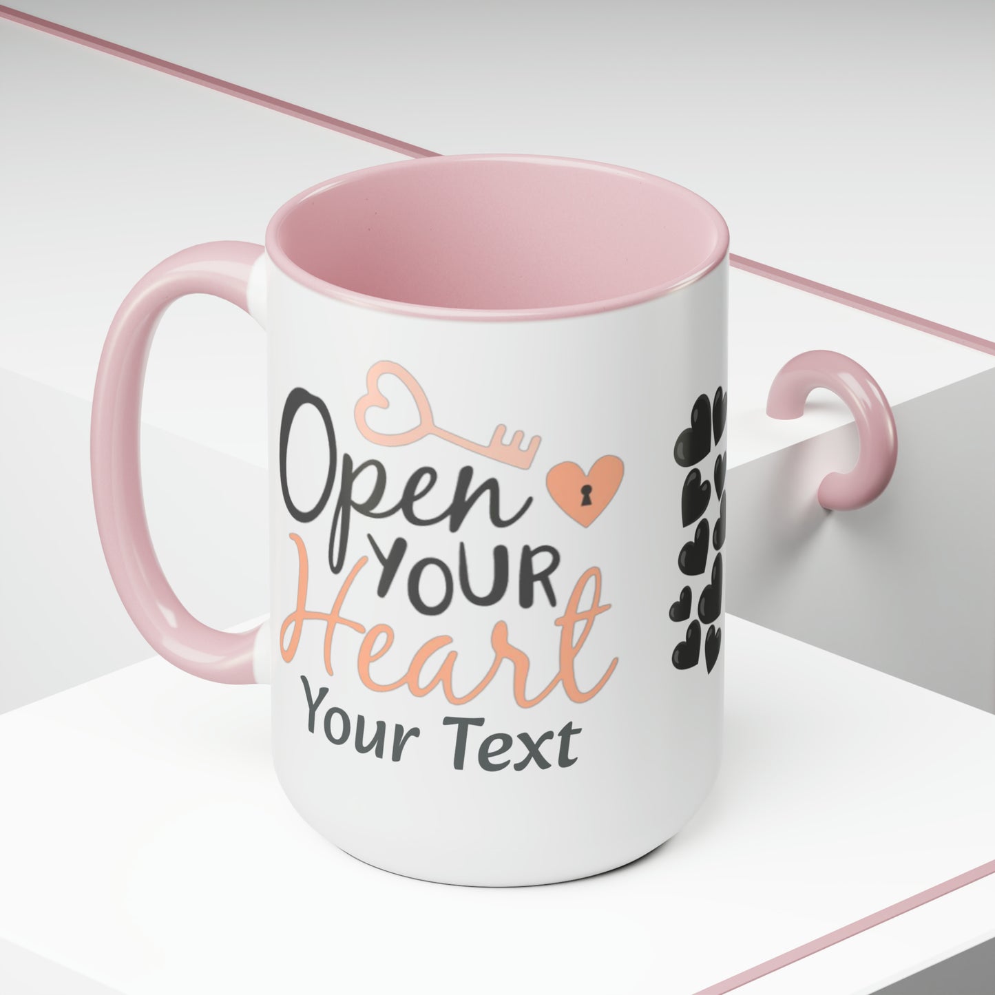 Open Your Heart (personalized), 15oz Mug