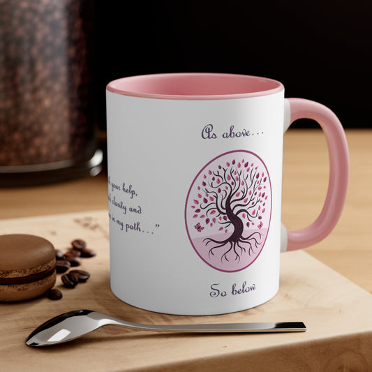 Archangel Gabriel As Above So Below Accent Coffee Mug, 11oz