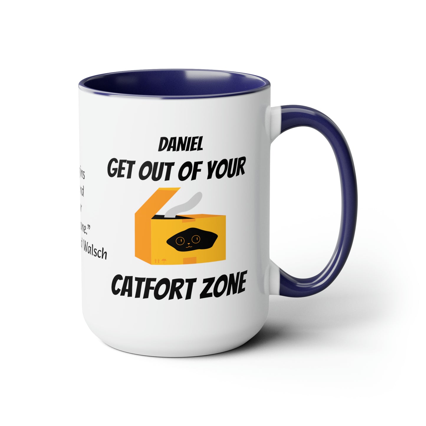 Catfort Zone (personalized) Mug, 15oz