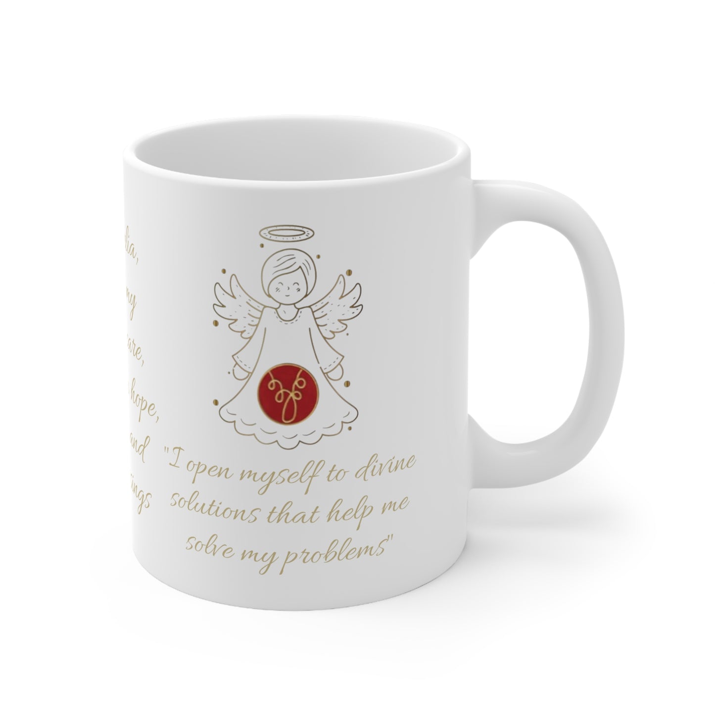 Angels 13 to 24 (personalized) Ceramic Mug 11oz