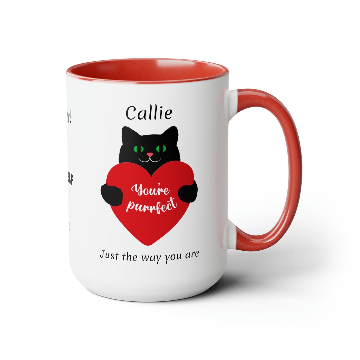 You're Purrfect (personalized) Mug, 15oz