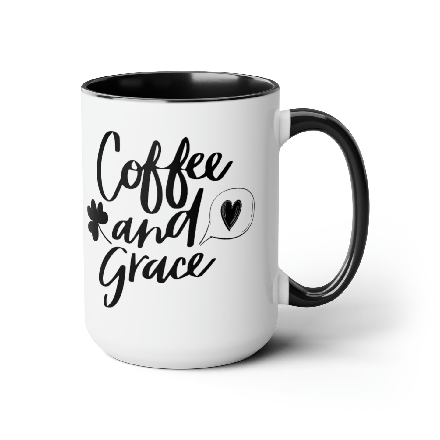 Coffee And Grace, 15oz Mug