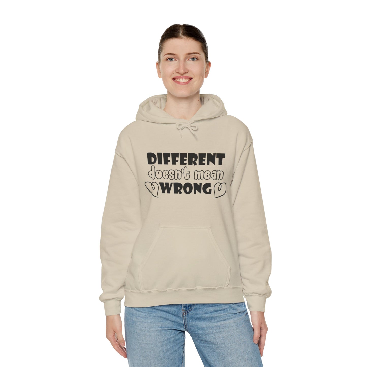 Different Doesn't Mean Wrong Hoodie