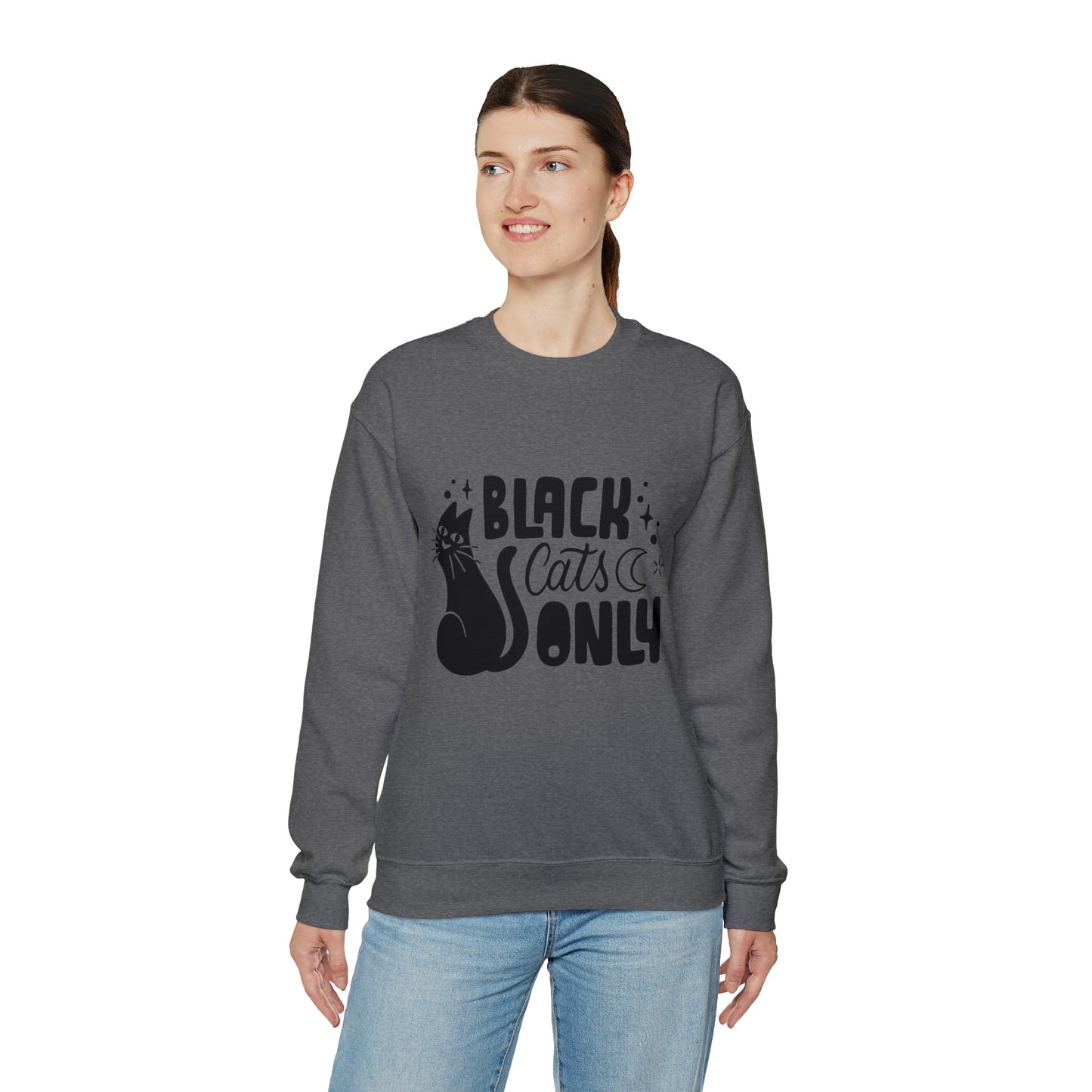 Black Cats Only Sweatshirt