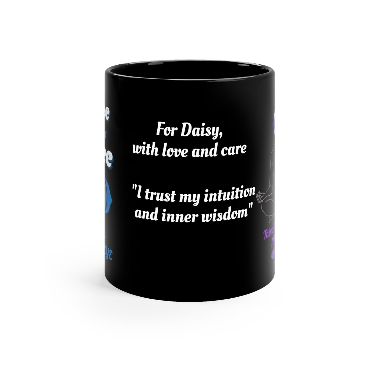 Third Eye Chakra (personalized) 11oz Black Mug