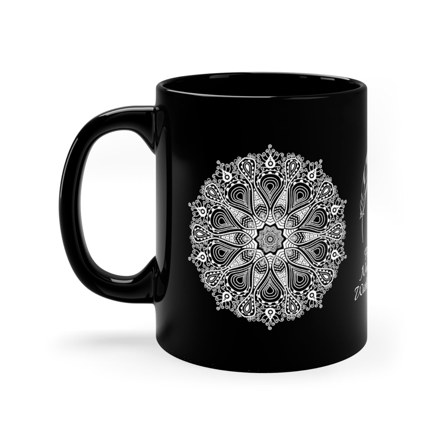 Profound As The Mystery (personalized) 11oz Black Mug