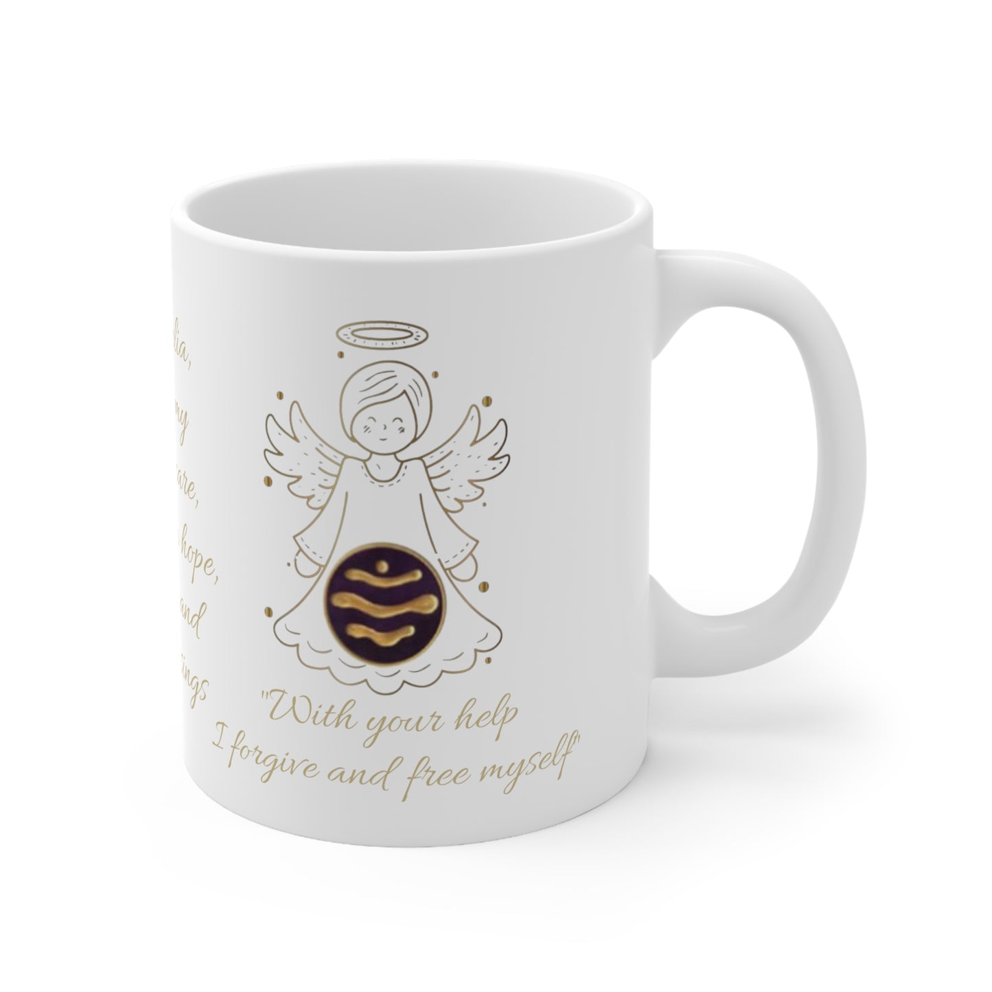 Angels 37 to 49 (personalized) Ceramic Mug 11oz