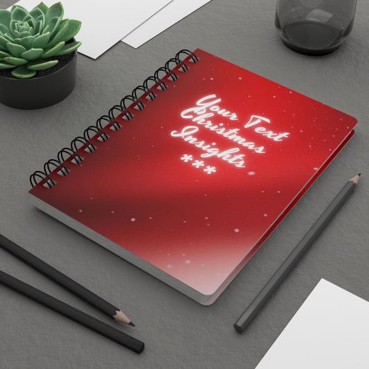 Christmas Insights (personalized) Spiral Bound Journal