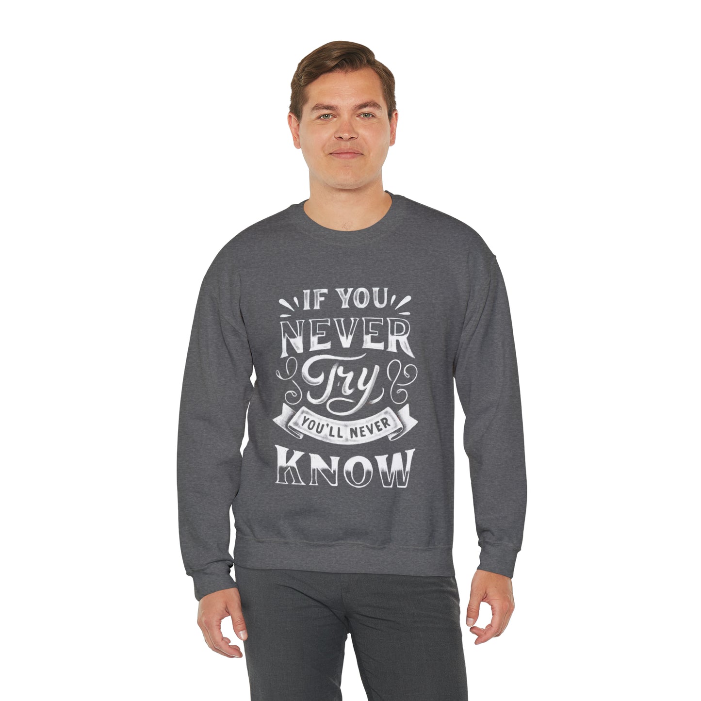 If You Never Try You'll Never Know Sweatshirt