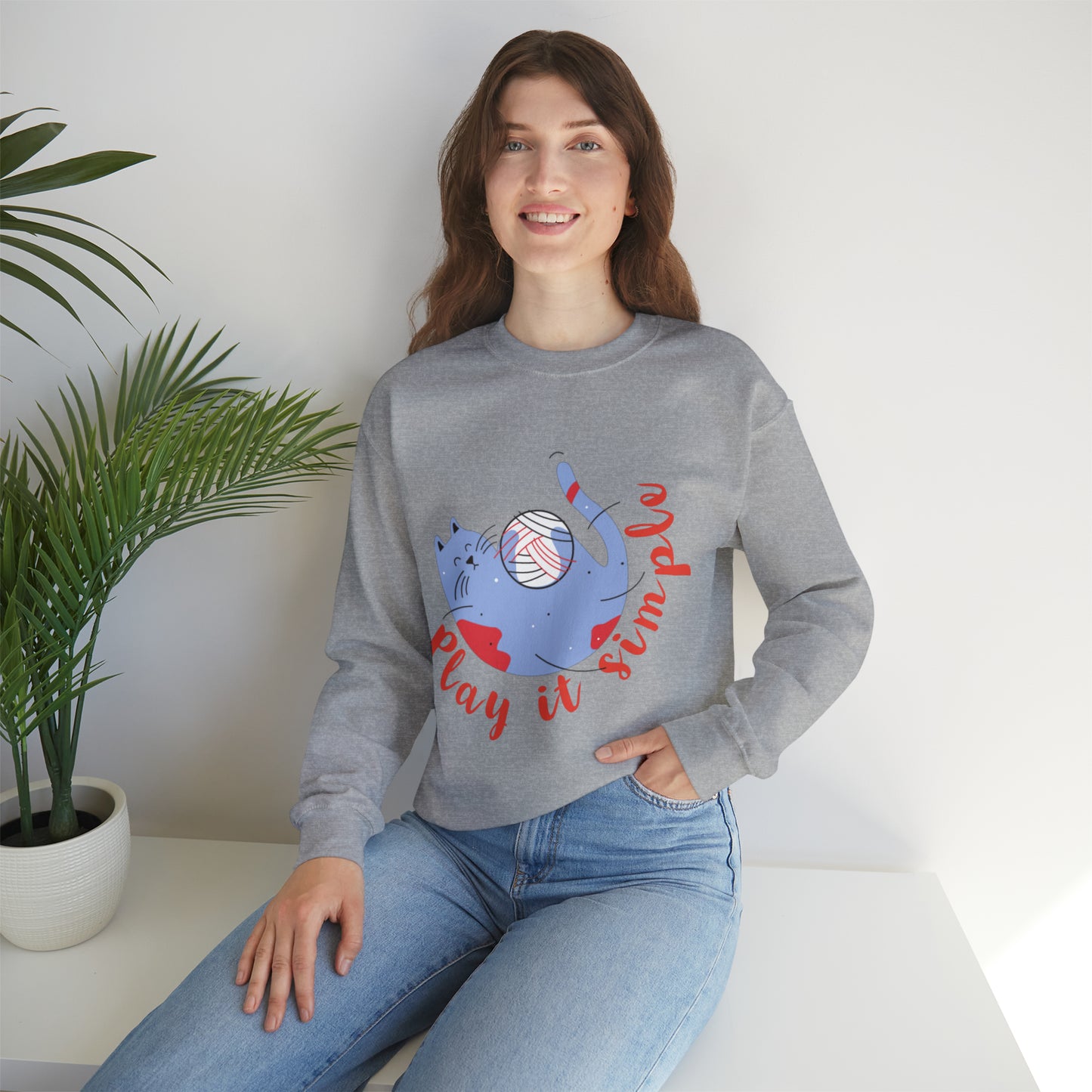 Play It Simple Sweatshirt - Perfect Mirror Store