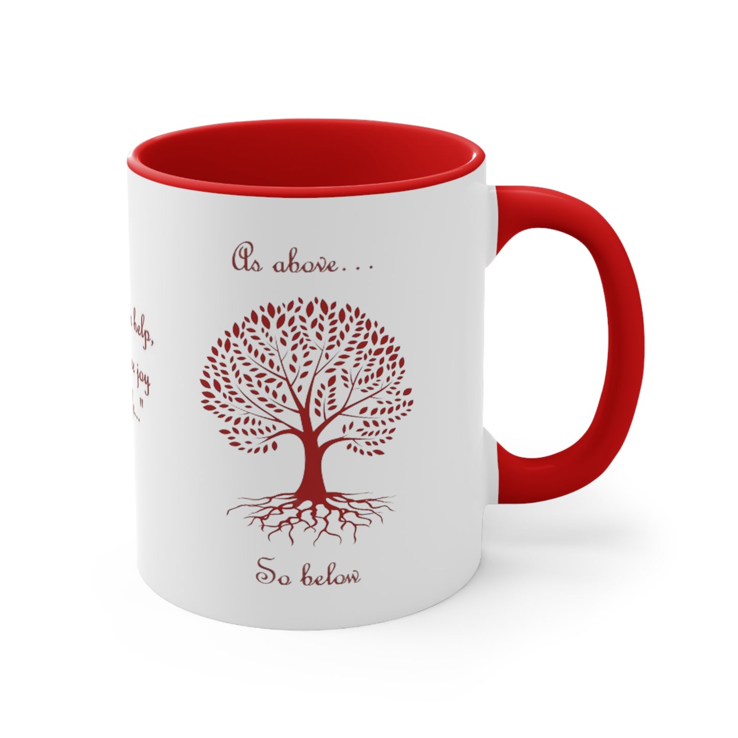 Archangel Uriel As Above So Below Accent Coffee Mug, 11oz