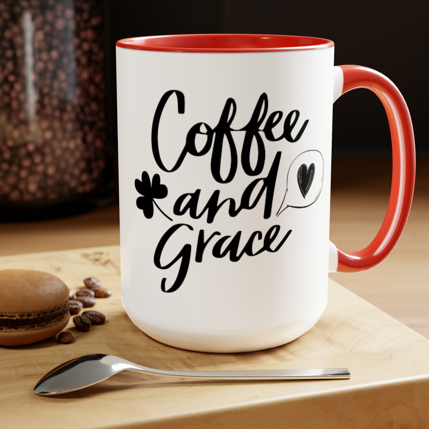 Coffee And Grace, 15oz Mug