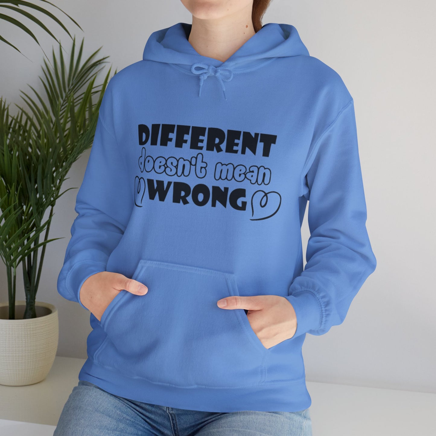 Different Doesn't Mean Wrong Hoodie