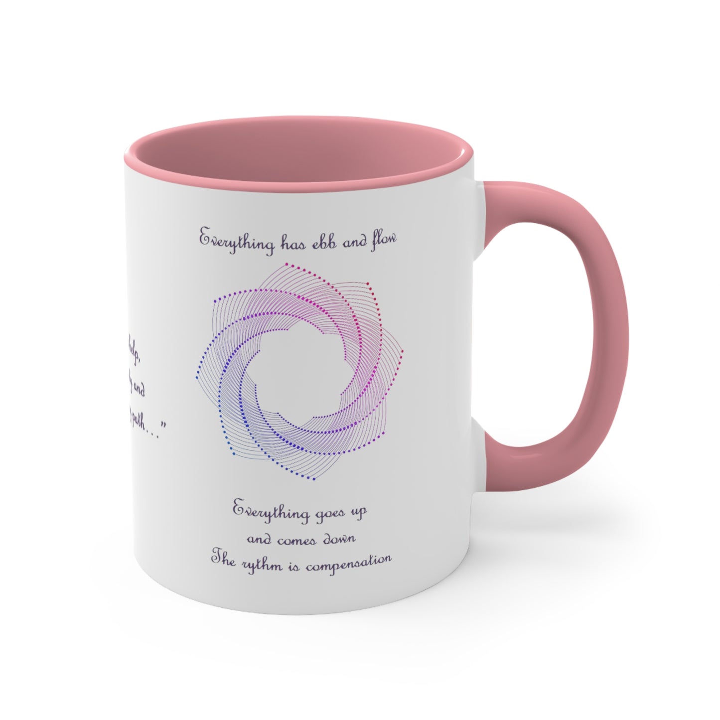 Archangel Gabriel Everything Has Ebb And Flow Accent Coffee Mug, 11oz