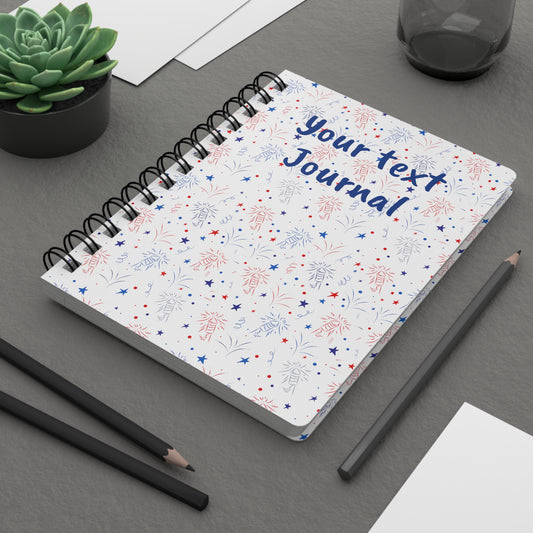 Celebration (personalized) Spiral Bound Journal