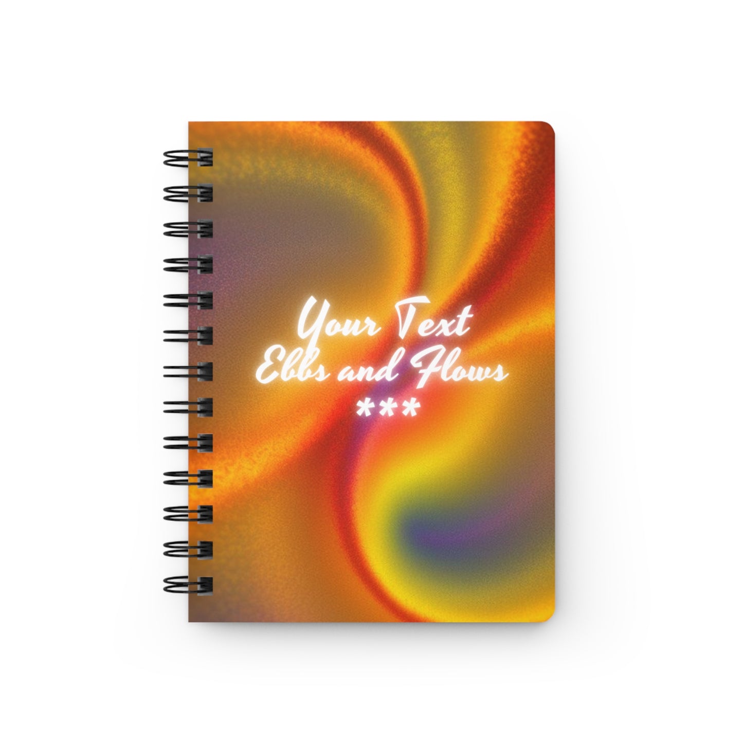 Ebbs And Flows (personalized) Spiral Bound Journal