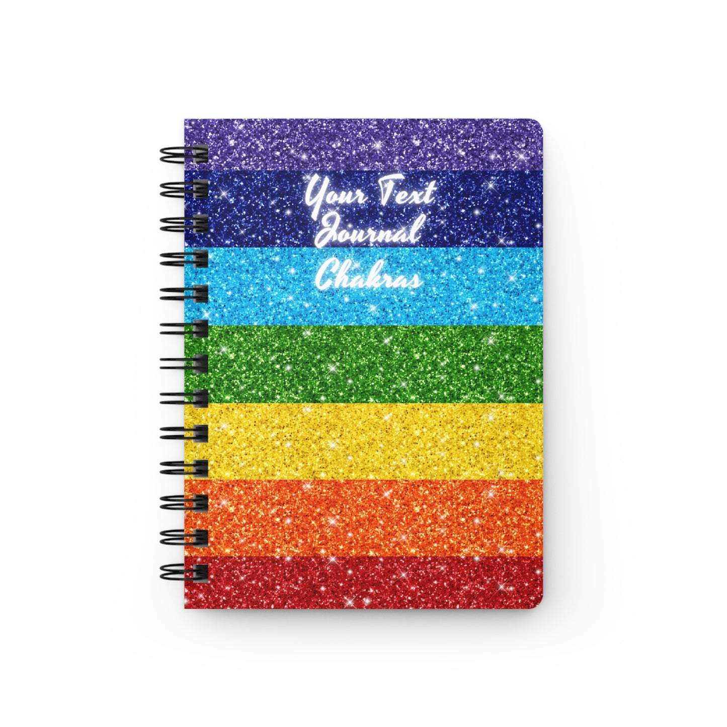 7 Chakras (personalized) Spiral Bound Journal