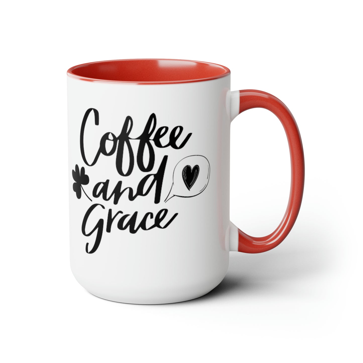 Coffee And Grace, 15oz Mug