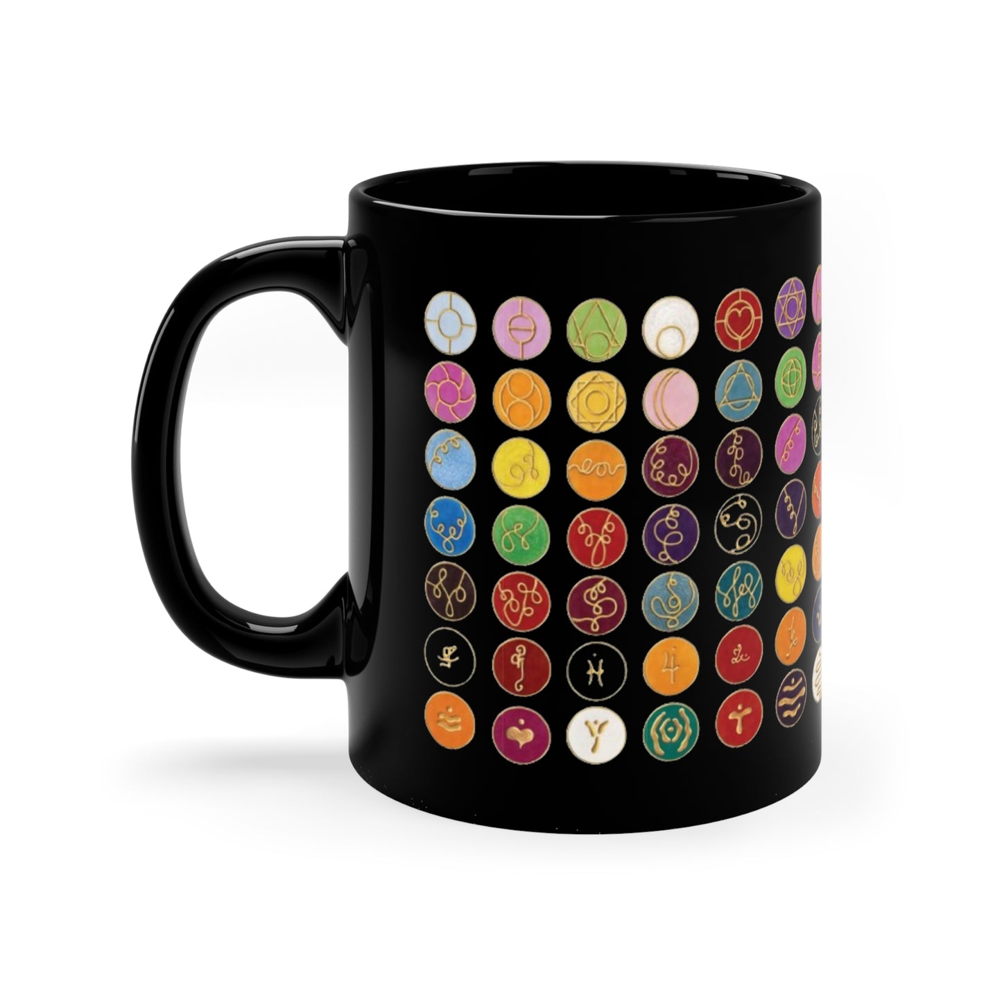 49 Angels 11oz Black Mug